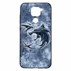 Чохол для Xiaomi Redmi Note 9 / Redmi 10X Відьмак лого на мапі - PrintSalon