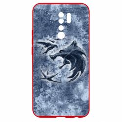 Чохол для Xiaomi Redmi 9 Відьмак лого на мапі - PrintSalon