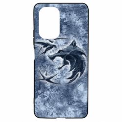 Чехол для Xiaomi Poco F3/K40 Ведьмак лого на карте