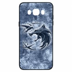 Чохол для Samsung J7 2016 Відьмак лого на мапі - PrintSalon