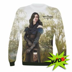 Дитячий 3D світшот Ведьмак Йеннифер