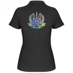 Женское поло Венок с гербом Голограмма