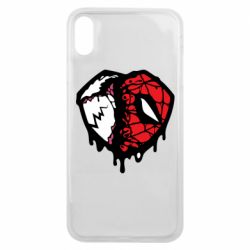 Чехол для iPhone Xs Max Venom and spiderman - PrintSalon