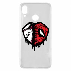 Чехол для Huawei P Smart Plus 2018 Venom and spiderman - PrintSalon