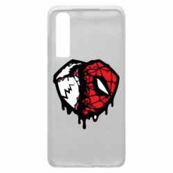 Чехол для Huawei P30 Venom and spiderman - PrintSalon