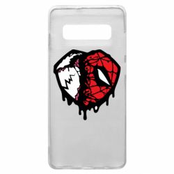 Чехол для Samsung S10+ Venom and spiderman - PrintSalon