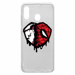 Чехол для Samsung A30 Venom and spiderman - PrintSalon