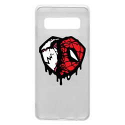 Чехол для Samsung S10 Venom and spiderman - PrintSalon