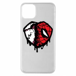 Чехол для iPhone 11 Pro Max Venom and spiderman - PrintSalon