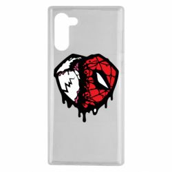 Чехол для Samsung Note 10 Venom and spiderman - PrintSalon