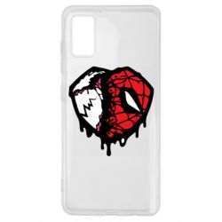 Чехол для Samsung A41 Venom and spiderman
