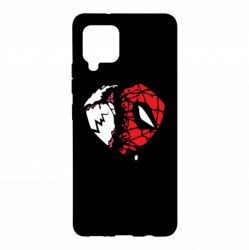 Чехол для Samsung A42 5G Venom and spiderman - PrintSalon