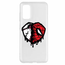 Чехол для Samsung S20 Venom and spiderman - PrintSalon