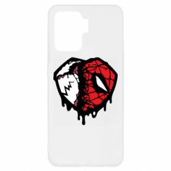 Чехол для Oppo Reno 5 Lite Venom and spiderman - PrintSalon