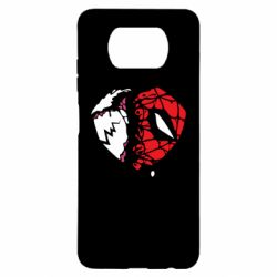 Чехол для Xiaomi Poco X3 Venom and spiderman - PrintSalon