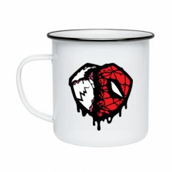 Кружка эмалированная Venom and spiderman - PrintSalon
