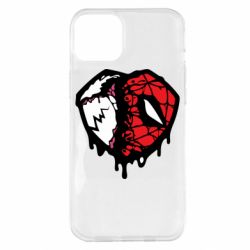 Чехол для iPhone 14 Plus Venom and spiderman - PrintSalon