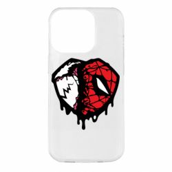 Чехол для iPhone 14 Pro Venom and spiderman - PrintSalon