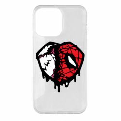 Чехол для iPhone 14 Pro Max Venom and spiderman - PrintSalon