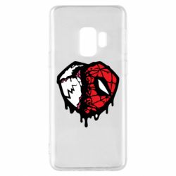 Чехол для Samsung S9 Venom and spiderman - PrintSalon