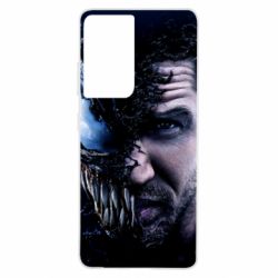 Чехол для Samsung S21 Ultra Venom face Tom Hardy - PrintSalon