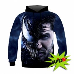 Дитяче 3D худі Venom face Tom Hardy