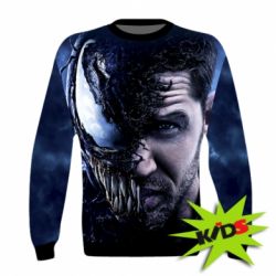 Детский 3D свитшот Venom face Tom Hardy - PrintSalon