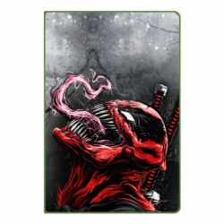 Блокнот з принтом Venom in the image of the deadpool - PrintSalon