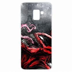 Чохол для Samsung A8+ 2018 Venom in the image of the deadpool - PrintSalon