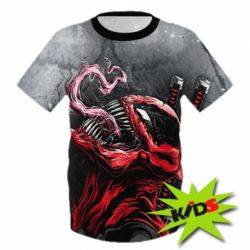 Дитяча 3D футболка Venom in the image of the deadpool - PrintSalon