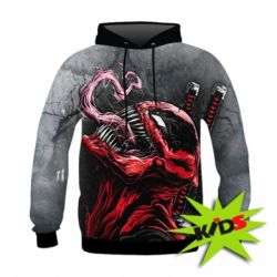 Дитяче 3D худі Venom in the image of the deadpool - PrintSalon
