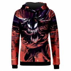 Жіноче 3D худі VENOM MOVIE-PrintSalon Жіноче 3D худі VENOM MOVIE