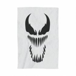 Полотенце с принтом Веном Силуэт - PrintSalon