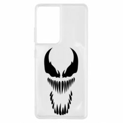 Чехол для Samsung S21 Ultra Веном Силуэт - PrintSalon