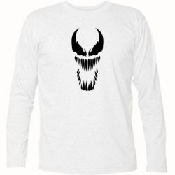 Футболка с длинным рукавом Веном Силуэт - PrintSalon