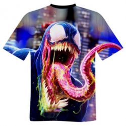 Мужская футболка 3D Venom slime - PrintSalon