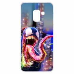 Чехол для Samsung A8 2018 Venom slime - PrintSalon