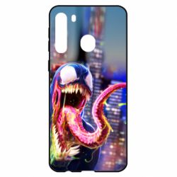 Чехол для Samsung A21 Venom slime - PrintSalon