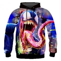 Мужское 3D худи Venom slime - PrintSalon