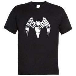 Чоловіча футболка з V-подібним вирізом Venom Spider - PrintSalon