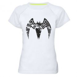 Жіноча футболка для спорту Venom Spider - PrintSalon