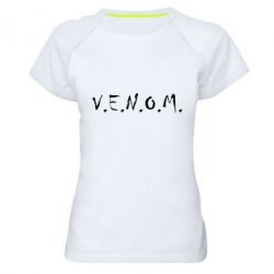 Жіноча футболка для спорту Venom - PrintSalon