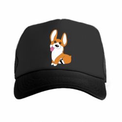 Кепка-тракер Веселый корги - PrintSalon