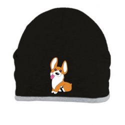 Шапка Веселый корги - PrintSalon