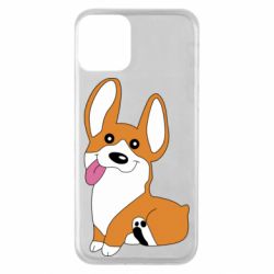 Чехол для iPhone 11 Веселый корги - PrintSalon
