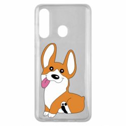 Чехол для Samsung M40 Веселый корги