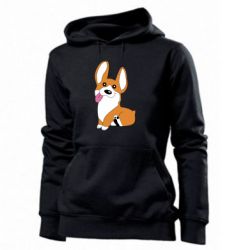 Худі жіноче Веселий коргі