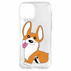 Чехол для iPhone 12 mini Веселый корги - PrintSalon