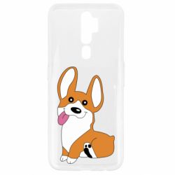 Чехол для Oppo A5/A9 2020 Веселый корги - PrintSalon