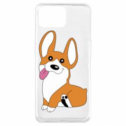 Чехол для Oppo A73 Веселый корги - PrintSalon